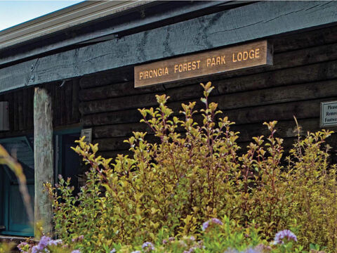 Pirongia Forest Park Lodge Entrance