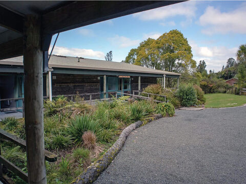 Pirongia Forest Park Lodge Entrance